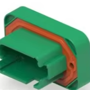 Conector de cable a placa de la serie DT, modelo DT13-12PC-B016, conector de panel de 12 posiciones macho de ángulo recto con orificio pasante
