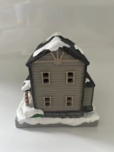 Stock de fábrica, luz LED, casa de pueblo navideño, nuevo diseño, decoración del hogar, patrón, recuerdo pintado - Product Image 4