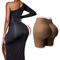 Pantalon gainant réaliste en silicone pour hanches et fesses, taille haute, avec coussinets fessiers de 2,2 cm et coussinets d'amélioration des hanches de 1,5 cm, pour femme africaine