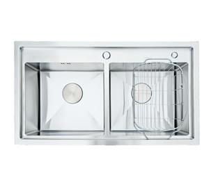 Fregadero de Cocina de Acero Inoxidable 304, Estilo Farmhouse con Frente de Delantal, Diseño Moderno y Lujoso, Tamaño Personalizado Disponible - Product Image 2