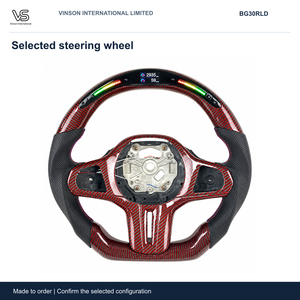 Volante de Fibra de Carbono para BMW Serie 5, Configuración Seleccionada con Centro Abierto BG30RLD - Product Image 1