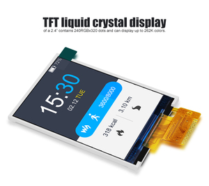 Polcd <span class=keywords><strong>2.4</strong></span> <span class=keywords><strong>inch</strong></span> TFT Màn hình <span class=keywords><strong>LCD</strong></span> st7789v2 240x320 chấm ma trận SPI <span class=keywords><strong>2.4</strong></span> "Nhỏ kỹ thuật số TFT hiển thị - Product Image 2