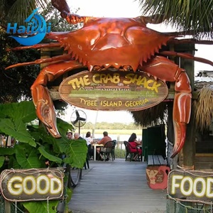Fabricant de sculptures en fibre de verre sur mesure, décoration de restaurant, sculpture géante de <span class=keywords><strong>crabe</strong></span> en fibre de verre, centre commercial, parc aquatique - Product Image 4