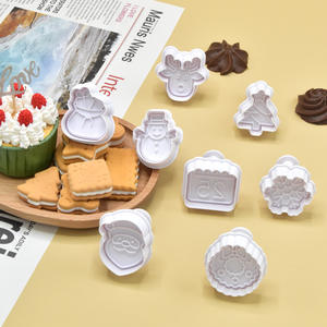 Moule à biscuits en forme <span class=keywords><strong>de</strong></span> citrouille en plastique jetable, <span class=keywords><strong>emporte</strong></span>-pièces pour biscuits, outils <span class=keywords><strong>de</strong></span> pâtisserie pour Thanksgiving, Pâques, Noël, vente en gros - Product Image 1