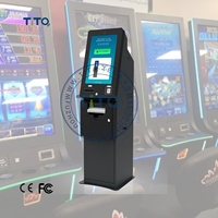 Kios Penukaran Koin Permainan Berbasis QR LUCK Game Board Pemindai Kode QR Printer Thermal Taman Hiburan untuk Pasar AS