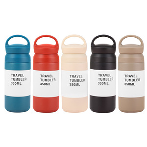 Customized logo 350ml Vacuum Insulated Water Bottle Stainless Steel Tumbler with Lid - Product Image 1