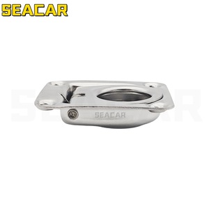 Seacar Stainless Steel Lift Handle 44x38mm Spring <b>Floor</b> Hatch <b>Cover</b> Marine Hardware - Product Image 5