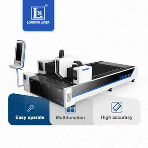 LX migliore macchina di taglio laser fibra 1500w/2000w/3000w lamiera con sistema di alimentazione automatica