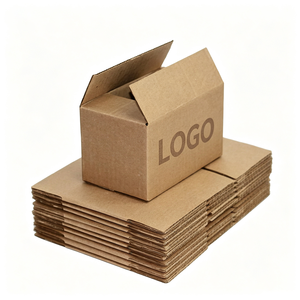 Cajas de Cartón Corrugado Personalizadas con Diseño Gratuito, Producción en 72H, Impresión de Logotipo, Embalaje Reciclado para Envíos y Mudanzas, Embalaje para Comercio Electrónico - Product Image 1