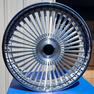 RCSR Juego de 2 Ruedas de Aleación de Aluminio Forjado de 22 23 24 26 28 Pulgadas con Acabado Cromado para Chevrolet Caprice Impala - Product Image 6