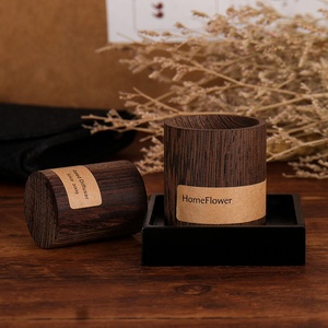 HomeFlower Pure Solid Black Walnut Wood Diffuseur d'huiles essentielles d'aromathérapie écologique Exquis Small Desktop Car Use - Product Image 4