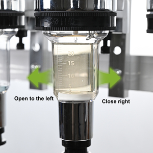 Máquina de llenado rotativa de 12 botellas para dispensador de perfume con 6 cabezales y soporte de exhibición para muestras de aceite aromático - Product Image 6