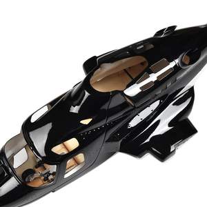 Radio Control helicóptero fuselaje 470 tamaño <span class=keywords><strong>Airwolf</strong></span> pintura negra juguetes Aeromodel avión - Product Image 4