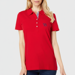 Polos de mujer personalizables de alta calidad, polos de Golf de punto transpirables, logotipo bordado, ropa de calle, diseño informal sólido - Product Image 1