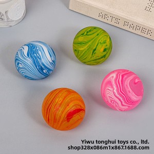 Balle anti-stress créative et colorée en forme d'araignée marbrée, style bonbon, à rebond lent, mignonne, gadget de décompression en caoutchouc, présentée en boîte - Product Image 5
