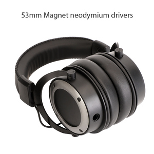 DH1771 50 + برامج تشغيل النيوديميوم 10Hz-35KHz استجابة التردد سماعات فوق الأذن لتسجيل الاستوديو وخلط دي جي - Product Image 3