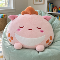 Peluche personnalisée mignonne rose super douce, animaux, monstres d'anime, jouet en peluche personnalisé, coussin pour bébés, cadeaux