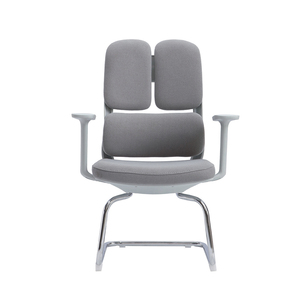 Silla de Oficina Ejecutiva Ergonómica y Contemporánea con Reposacabezas Fijo, Respaldo Segmentado, Asiento Acolchado y Base Giratoria - Product Image 2