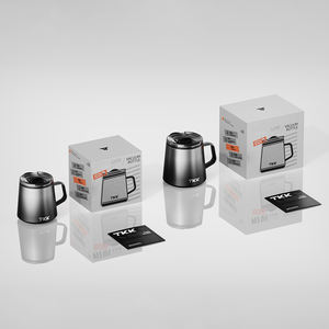Mug de voyage isotherme à double paroi en acier inoxydable 316, sans BPA, sans goût métallique, capacité 240/350 ml, design moderne, résistant à l'ébullition - Product Image 6