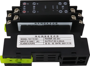 โมดูลปรับสภาพสัญญาณเครื่องส่งสัญญาณอุณหภูมิแบบแยกส่วนชนิด Loop Powered Isolated RTD พร้อมเอาต์พุต 4-20mA สำหรับติดตั้งบนราง DIN สำหรับระบบ PLC Automation - Product Image 3