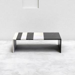 Table basse convertible de luxe au design italien, durable, moderne, ovale, en marbre, style scandinave, plateau en verre, pour salon, marque OEM - Product Image 1