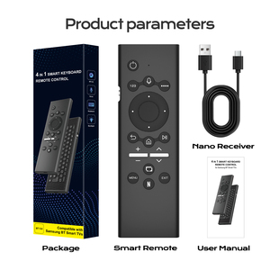 G71S PRO Télécommande BT <span class=keywords><strong>sans</strong></span> <span class=keywords><strong>fil</strong></span> <span class=keywords><strong>Samsung</strong></span> Smart <span class=keywords><strong>TV</strong></span> Android <span class=keywords><strong>TV</strong></span> Box Commande vocale Gyroscope rétroéclairé Mini <span class=keywords><strong>clavier</strong></span> IR Learning Air Mouse - Product Image 6