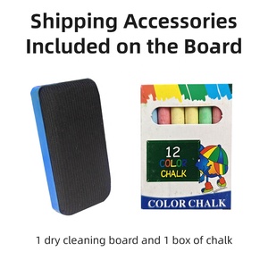 <span class=keywords><strong>Tableau</strong></span> noir vert coulissant mural, design gain de place avec mouvement vertical à double <span class=keywords><strong>action</strong></span> - Product Image 2
