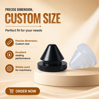 Tapón de Silicona de Goma Negra Kuliwei, Forma y Tamaño Personalizados, Resistente a Ácidos y Álcalis, Tapón de Cierre para Equipos Mecánicos
