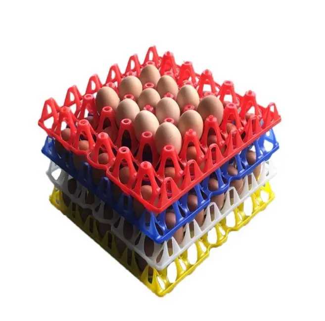 Eco-frienly precio bajo al por mayor 30 celular de plástico bandeja de huevo de color diferente