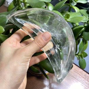 Sfera di Cristallo Naturale Yinglai all'Ingrosso, Ciotole Lunari Intagliate a Mano, Quarzo Trasparente Lucidato per Decorazione Casa e Matrimoni - Product Image 5