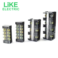 TB-1506 TB série conducteur électrique en laiton double rangée barrière bornier à vis fixe
