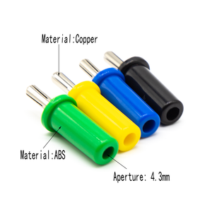 Connecteurs banane en <span class=keywords><strong>cuivre</strong></span> plaqué or 4 mm, connexion à <span class=keywords><strong>souder</strong></span>, connecteurs banane dorés pour haut-parleurs, connecteurs banane et embouts - Product Image 2