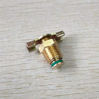 Ezride Đình Chỉ Shut-Off Brass Kiểm Tra Van G1/8 1/4 Inch Cống Cocks Máy Nén Khí 1/4 "NPT Cống Van