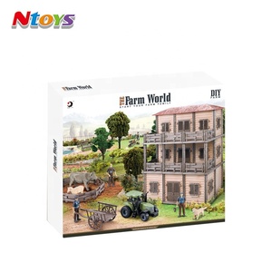 Figuras <span class=keywords><strong>De</strong></span> Animales <span class=keywords><strong>De</strong></span> <span class=keywords><strong>Granja</strong></span> para niños, Juguetes <span class=keywords><strong>De</strong></span> simulación con Tractor, Spielzeug, bauernhaus - Product Image 6