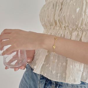 Dylam Delicate Jewelry 925 <b>Silver</b> Link Chain 5A Cubic Zirconia Laser Four Leaf Clover Lucky <b>Bracelets</b> & <b>Bangles</b> for Women - Product Image 3