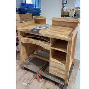 Banc de travail de bijoutier Kinway en bois massif de qualité supérieure, entièrement fonctionnel, banc de travail de bijoutier en bois massif pour le bricolage, prix d'usine - Product Image 5