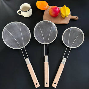 الأكثر مبيعًا من الفولاذ المقاوم للصدأ-غربال دقيق شبكة أواني الطبخ Chinois شبكة مصفاة شبكة سلكية مقشدة - Product Image 4