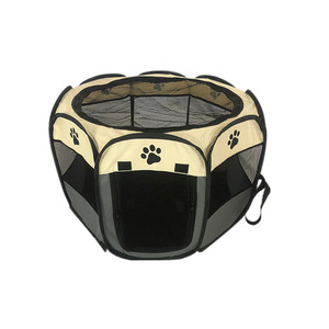 Parc de jeu pour animaux de compagnie, chien et <span class=keywords><strong>chat</strong></span>, en tissu Oxford, imperméable et résistant aux rayures, avec clôture - Product Image 2