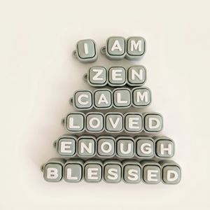 3D Printed <b>Keyboard</b> Clicker Keychain -Fidget Stress Relief Toy with Letter Symbol Customization Keychain Pendant - Product Image 6