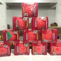Fraise en PVC souple de style fruit, grande taille, en boîte colorée – Parfaite pour soulager le stress, la décompression et la relaxation