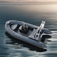 China RIB 390 Rib Hypalon Bateau de loisir gonflable avec moteur hors-bord