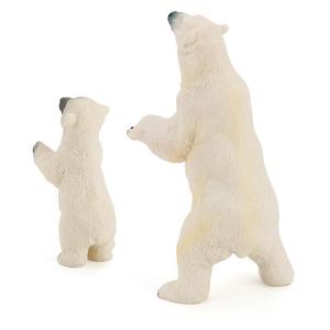 Modèle d'ours polaire arctique réaliste Xinhen, modèle de simulation transfrontalier, ours jeune solide et debout, grand et blanc, Océan - Product Image 3