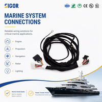 Fabricant de faisceaux de câblage marin, assemblage complet de câbles électriques pour bateaux, navires, yachts, embarcations, câblage marin complet en PVC