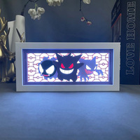 Lampada 3D Personalizzata di Alta Qualità con 167 Stili Pokémon Greninja, Scatola Luminosa LED Anime, Serie Cosplay Artigianale