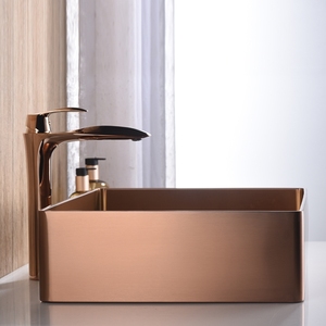 Precio <span class=keywords><strong>barato</strong></span> buque <span class=keywords><strong>cuenca</strong></span> <span class=keywords><strong>Hotel</strong></span> vanidad <span class=keywords><strong>cuenca</strong></span> oro rosa <span class=keywords><strong>cuenca</strong></span> lavabo WC - Product Image 2