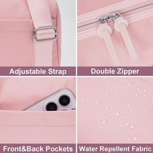 Bolso Tote Urbano Minimalista con Elemento Acolchado, Cierre de Cremallera y Doble Asa para Atuendos Casuales Diarios de Mujer - Product Image 3