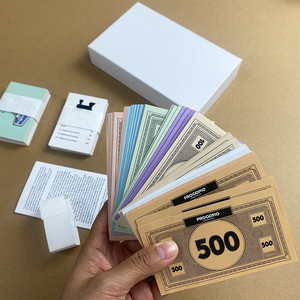 Nhà máy tùy chỉnh thiết kế trống thăng hoa in logo bảng trò chơi dễ dàng monopoli trò chơi hội Đồng Quản Trị cho thiếu niên - Product Image 6