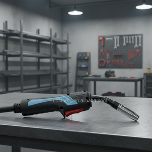 Antorcha de soldadura CO2 MB15, antorcha de soldadura MIG con conector europeo, pistola de cobre, piezas para máquina de soldadura MIG MAG - Product Image 1