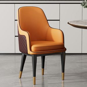 Muebles de Comedor Modernos de Lujo en Cuero y Metal, con 4, 6, 8 o 10 Sillas, de Alta Calidad, Diseño Elegante para Hotel, Cocina o <span class=keywords><strong>Restaurante</strong></span> - Product Image 6