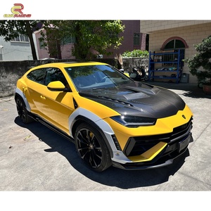 1016 Style Dry Carbon Fiber Body Kit Front Lip Rear <b>Diffuser</b> Spoiler Fender Hood Auto <b>Car</b> Parts for Lambo URUS S 2018-2019 - Product Image 3